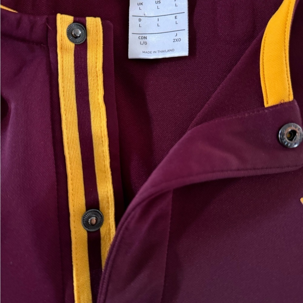 Arizona State Sun Dragons Maroon and Gold Quarter-Zip Pullover - Picture 6 of 8